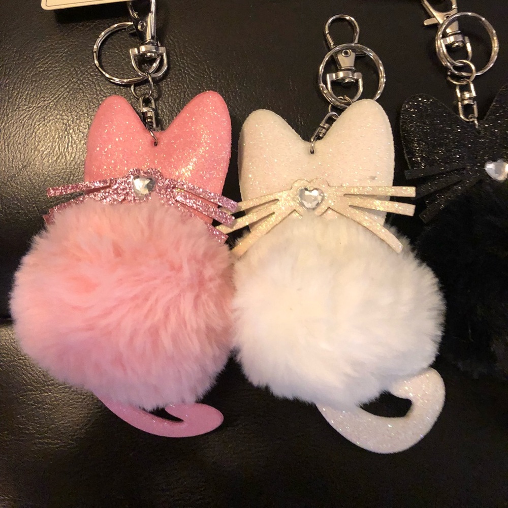 Pom Pom key chains / purse accessories